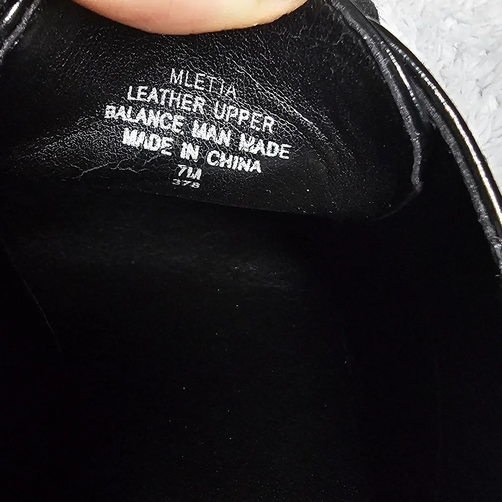 Marc Fisher MLETTA Oxford Shiny Black Lace-Up